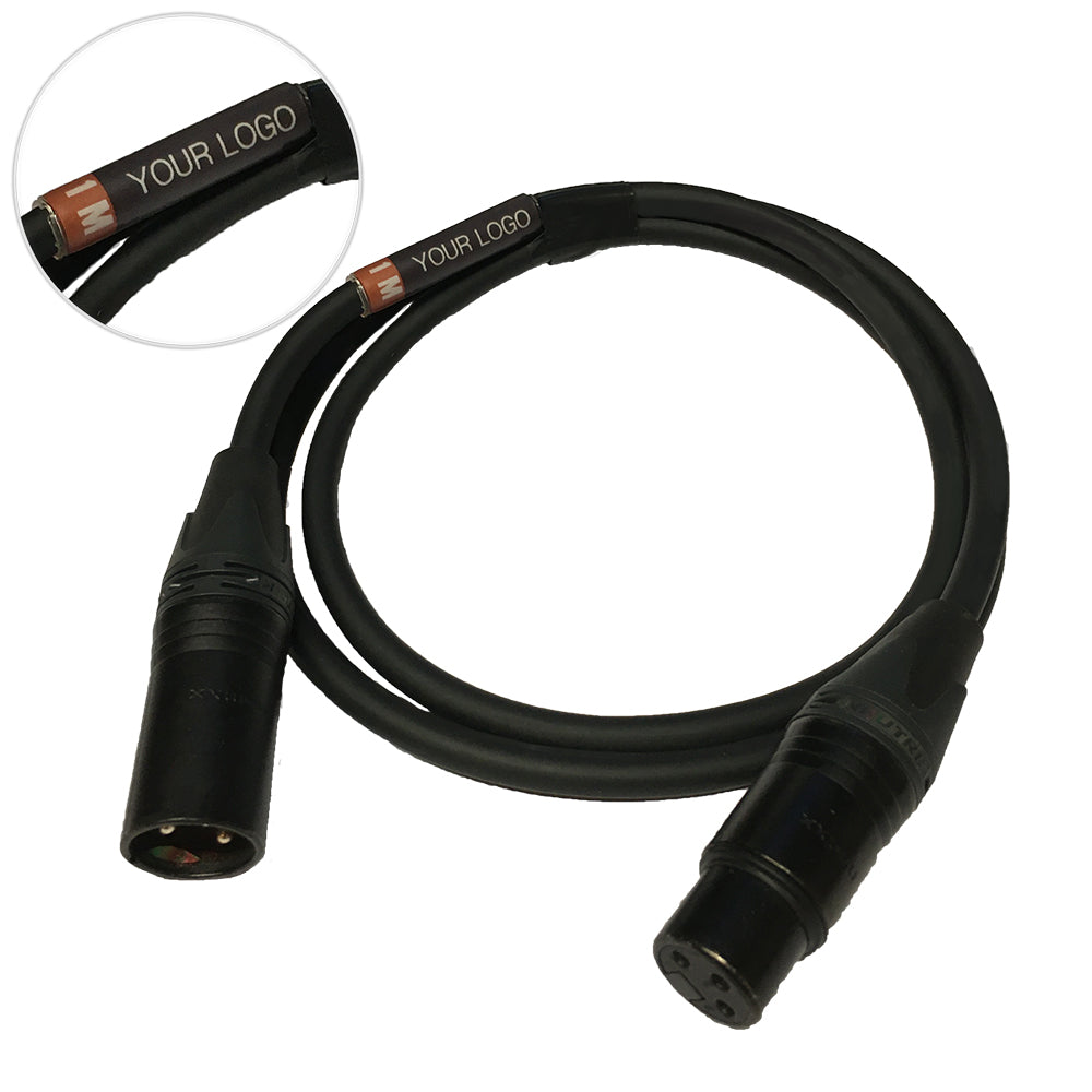 1 m XLR mikrofonkabel